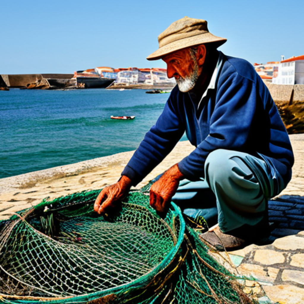 역사적 도보 루트 트레킹과 함께하는 창작 활동 - Rota Vicentina Fisherman**

"A weathered fisherman, fully clothed in appropriate attire for coastal ...